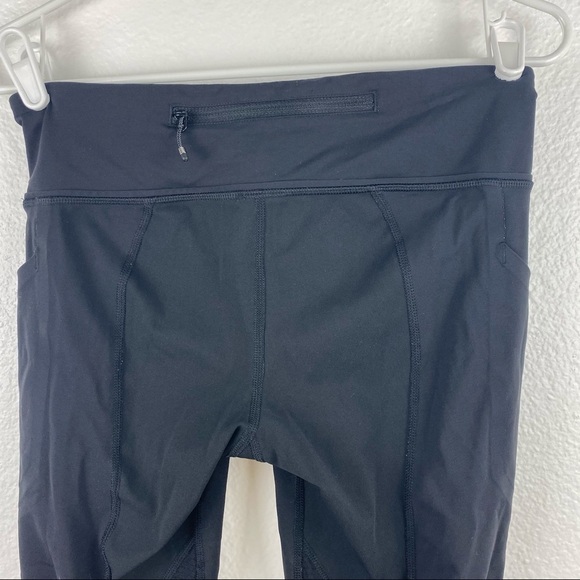 LULULEMON x SOULCYCLE Black Crop Leggings, size 6 - Picture 5 of 7